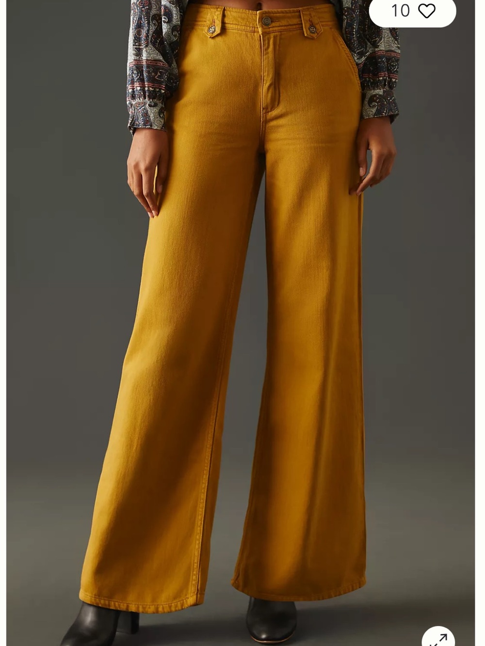 Pilcro Low-Rise Column Pants